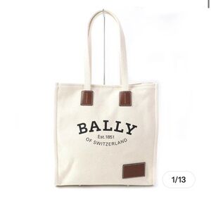 Bally Canvas Tote Bag